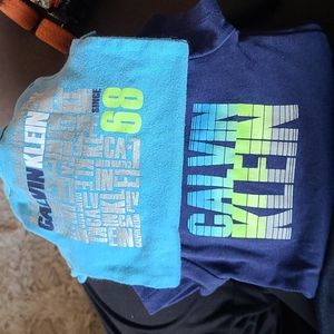 Great condition Calvin Klein short sleeve onesie set of 2